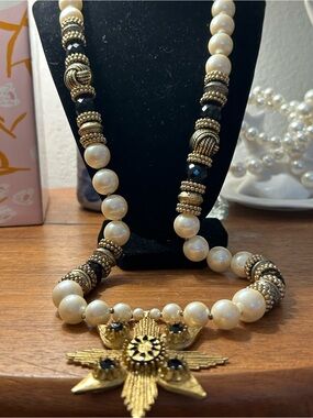 Amazing Vintage Runway R.J. Graziano statement necklace